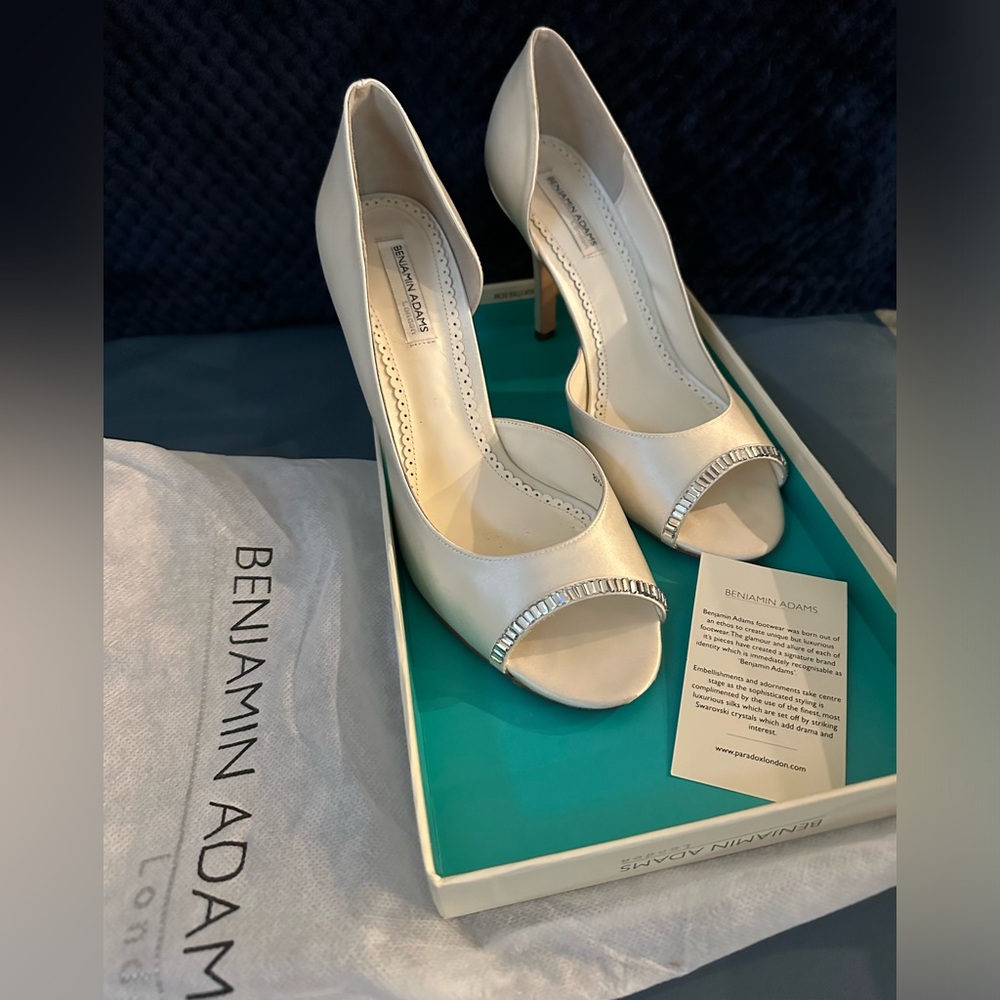 Benjamin Adams London Yasmin Silk Bridal Pump